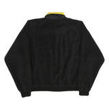 TRI-MOUNTAIN Mens Black Yellow Zip Jacket XL Polyester Plain Outdoor Casual