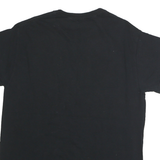 Mens Black South Football Graphic T-Shirt S Short Sleeve Crew Neck Casual Cotton