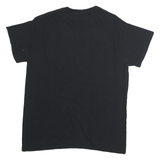 Mens Black South Football Graphic T-Shirt S Short Sleeve Crew Neck Casual Cotton