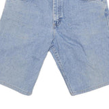WRANGLER Mens Light Blue Denim Casual Shorts M W32 Classic Fit Cotton Blend