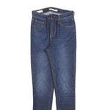 LEVI'S 721 Womens Jeans Blue Slim Skinny Denim Light W26 L30 Skinny Fit Zip