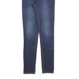 LEVI'S 721 Womens Jeans Blue Slim Skinny Denim Light W26 L30 Skinny Fit Zip