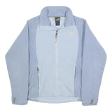 THE NORTH FACE Womens Blue Zip Jacket M Polyester Fleece Casual Outerwear