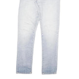 CARHARTT Mens Jeans Blue Regular Slim Denim Light W32 L32 Zip Cotton Blend