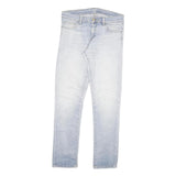 CARHARTT Mens Jeans Blue Regular Slim Denim Light W32 L32 Zip Cotton Blend