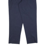 RED KAP Womens Regular Fit Navy Blue Trousers W28 L30 Cotton Blend Zip Closure