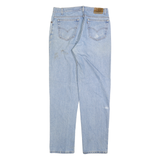 LEVI'S 540 Mens Jeans Blue Regular Straight Denim Light W36 L34 Zip Closure