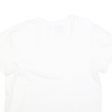 DICKIES Mens White Jersey T-Shirt L Short Sleeve Crew Neck Plain Cotton Blend