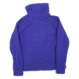 CALVIN KLEIN Mens Blue Jacket L Polyester Blend Zip Plain Casual Warm Top