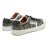REPLAY Mens Canvas Camouflage Trainers UK 6 Casual Sneaker Stylish Comfortable