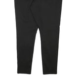LEVI'S Womens Slim Black Cotton Blend Zip Trousers W36 L27