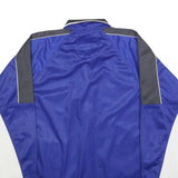 XY COMPANY Mens Blue & Grey Button Jacket 2XL Polyester Blend Sports Style