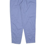 WRANGLER Womens Cotton Blend Blue Regular Fit Straight Leg Trousers W30 L30