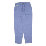 WRANGLER Womens Cotton Blend Blue Regular Fit Straight Leg Trousers W30 L30