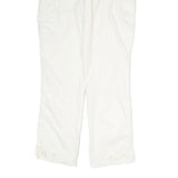 LAUREN RALPH LAUREN Womens White Regular Fit Straight Leg Trousers W34 L34