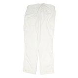 LAUREN RALPH LAUREN Womens White Regular Fit Straight Leg Trousers W34 L34