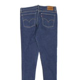 LEVI'S Womens Jeans Blue Slim Skinny Denim W28 L31 Zip Cotton Blend