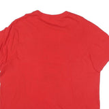 NIKE Mens Red Black Nike Air Graphic T-Shirt XL Short Sleeve Crew Neck