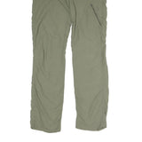Womens Regular Fit Beige Polyester Blend Trousers W30 L31 Zip Closure Outdoor