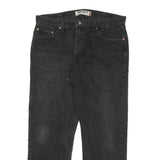 LEVI'S 505 Mens Jeans Black Regular Straight Denim Medium W38 L30 Classic Fit