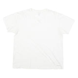 CALVIN KLEIN JEANS Mens White L Cotton Blend T-Shirt Short Sleeve Crew Neck