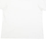 CALVIN KLEIN JEANS Mens White L Cotton Blend T-Shirt Short Sleeve Crew Neck