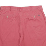POLO RALPH LAUREN Mens Shorts Red Casual L W36 Chino Cotton Lightweight