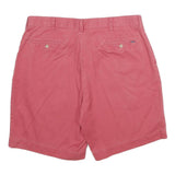 POLO RALPH LAUREN Mens Shorts Red Casual L W36 Chino Cotton Lightweight