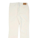 RALPH LAUREN POLO JEANS COMPANY Womens Cotton Blend White Regular Fit Straight