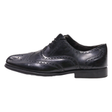 CLIFFORD JAMES Brogue Shoes Black Leather Mens UK 10