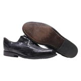 CLIFFORD JAMES Brogue Shoes Black Leather Mens UK 10