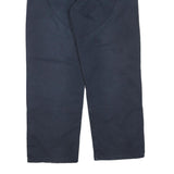 CARHARTT Womens Cotton Blend Navy Regular Fit Straight Leg Trousers W36 L30
