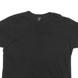 CALVIN KLEIN JEANS Mens Black T-Shirt XL Short Sleeve Crew Neck Plain Cotton