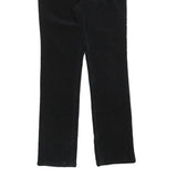 LAUREN RALPH LAUREN Womens Black Cotton Blend Slim Straight Trousers W28 L28