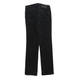 LAUREN RALPH LAUREN Womens Black Cotton Blend Slim Straight Trousers W28 L28