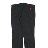 DICKIES Womens Cotton Blend Black Slim Straight Trousers W30 L32 Casual Workwear