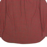 RALPH LAUREN Mens Red & Green Check Shirt XL Classic Button Down Collar Cotton