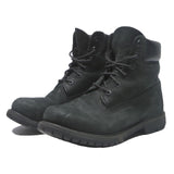 TIMBERLAND Womens Lace-Up Ankle Boots Black Leather UK 6 Durable Rugged Outdoor