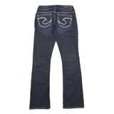 SILVER JEANS CO Womens Blue Relaxed Bootcut Denim Medium W27 L31 Stylish