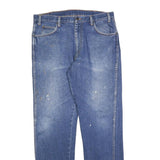 DICKIES Mens Jeans Blue Relaxed Straight Denim Medium W36 L34 Workwear Durable