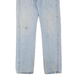 LEVI'S 501 Mens Jeans Blue Regular Straight Denim Light W31 L32 Classic Fit Zip