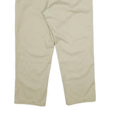 DICKIES Mens Classic Beige Polyester Blend Trousers W40 L30 Workwear Straight
