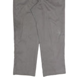 DICKIES Mens Cotton Blend Grey Regular Fit Straight Leg Trousers W40 L29