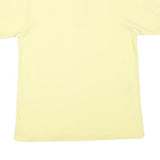 LACOSTE Mens Yellow Cotton Blend Short Sleeve Plain S Polo Shirt Classic Fit