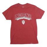 RIVALRY THREADS Mens Red Indiana Graphic T-Shirt XL Short Sleeve Crew Neck