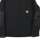 TIMBERLAND PRO Mens Black Workwear Jacket L Polyester Blend Zip Durable