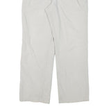 TOMMY HILFIGER Mens Cotton Blend White Regular Fit Straight Trousers W30 L27