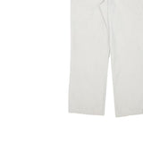 TOMMY HILFIGER Mens Cotton Blend White Regular Fit Straight Trousers W30 L27