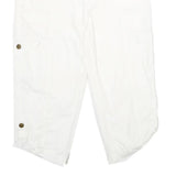 COTTONWOOD CANYON Womens Shorts White Casual UK 12 W32 Cotton Blend Cargo Style