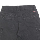 DICKIES Mens Shorts Black Cargo Cotton M W32 Workwear Casual Pockets